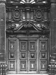 Vue de la façade de l